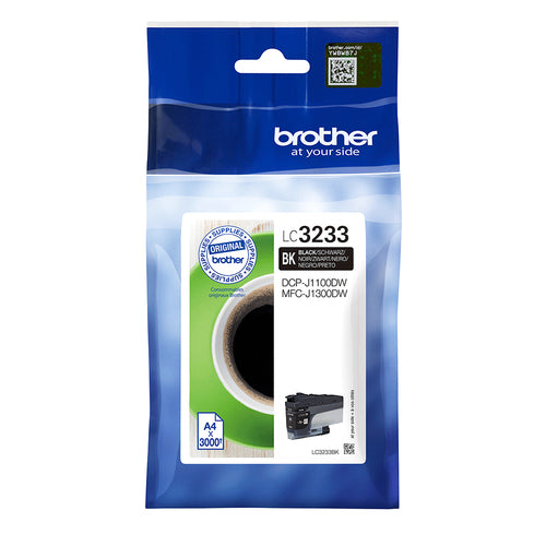 Brother LC-3233BK ink cartridge 1 pc(s) Original Standard Yield Black Brother LC-3233BK ink cartridge 1 pc(s) Original Standard Yield Black